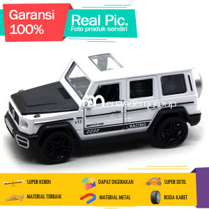 Diecast Miniatur Mainan Mobil Jeep Offroad Mercedes Benz G Class AMG V12 Besi Metal Buka Pintu