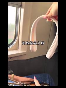 便捷式挂脖风扇随身小风扇小型usb充电无叶风扇