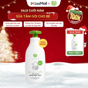 Sữa Tắm Gội Toàn Thân Cho Bé sơ sinh Natural BéBé Mămmy kết hợp 2 trong 1 dành riêng cho tóc và cơ thể mỏng manh của bé