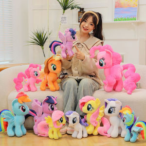 30 cm  My little pony plush doll  A fun toy cartoon soft decoration that loves anime and is comfortable  Birthday cute toy  Childrens gift