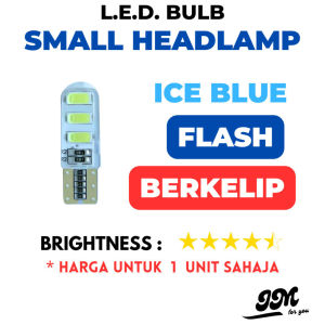 PERODUA VIVA SMALL HEADLAMP LED BULB Head Light Lampu Hujan Kecil Kelip Mentol Strobe Flash ELITE