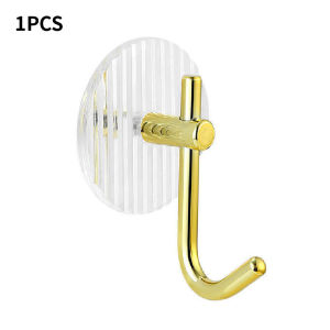 High Quality Strong Load Self Adhesive Hooks 1/4pcs Acrylic Sticky Hook Door Wall Hangers Hooks