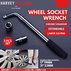 24H🚚3pcs type 17/19/21/23mm Socket Cross Tire Wrench Cross Wrench Spanner Tyre Remover Mounting Hand Tool