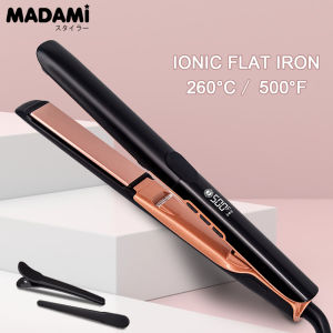 Máy duỗi tóc 500 ° F và Máy uốn tóc Plasma Bàn là phẳng 260 ° C Tấm phủ gốm Dụng cụ tạo kiểu cho tiệm chuyên nghiệp2026