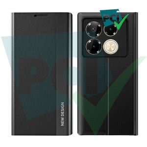 Electro Case Infinix Note 40 Pro 5G Smart Windows Flip Case Casing HP Premium Super Full 360 Degree Mewah Flip Cover Auto Lock Case Kesing Kulit COD Bayar Di Tempat