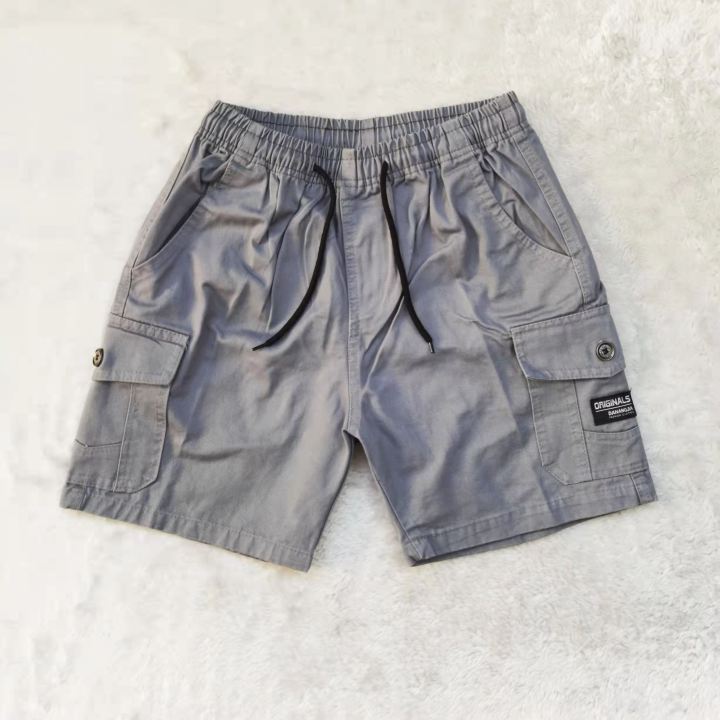 Mens Cargo Shorts Four Pocket Shorts High Quality 100% Cotton Shorts  Lazada PH