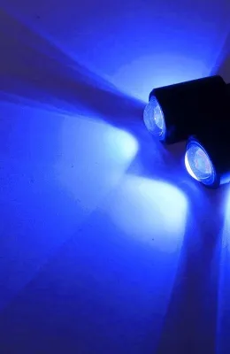 ราคาโปรโมชั่น ตาแมวหัวเลนส์ 3W LED ติดรถยนต์ และมอเตอร์ไซค์ (ราคา 1คู่) 12V