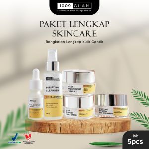 1009 Glam Paket Lengkap Gold Series untuk Menutrisi Lebih Maksimal Kulit Cantikmu