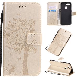 Đối với OPPO A12 A12S A3S A5 A5s A7 AX5 AX7 Ax5s A12E A52 A92 F11 F11 Pro vỏ điện thoại từ ví da với đứng nắp gập có khe cắm thẻ bìa vỏ