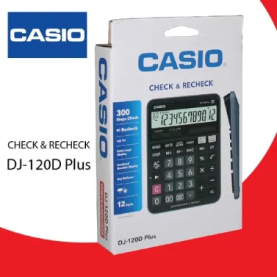 Kalkulator Casio DJ 120 D Plus CHECK CORRECT