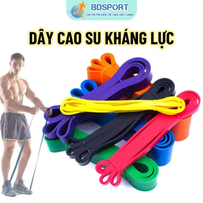 Dây Cao Su Kháng Lực Tập Toàn Thân Dây Kháng Lực POWERBAND Hỗ Trợ Tập Mông Chân Đùi Hiệu Quả