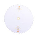 Church Mass Altar Cover Chalice Embroidered Lace Altar Cloth Chalice Pall Diameter 45cm White. 