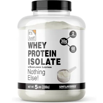 [TẶNG SHAKER] Thực Phẩm Bổ Sung ITS JUST Whey Protein Isolate 2.3kg ( 5lbs )