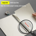 A4 A5 A6 B5 Thickened Student Notebook High Quality Spring Notebook Notepad Line/Grid/Blank 笔记本. 