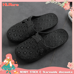 Hi.Mars Nostalgic and Stylish Fashion Slippers Casual Flat Sandals for Women Hollow Out Female Selipar/ Kasut Wanita