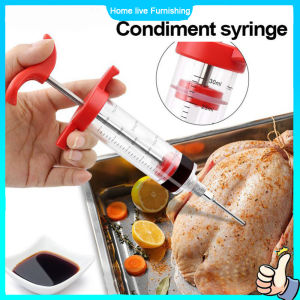 Marinade Syringe Flavor Injector Cooking Syringe Spice Syringe Seasoning injector for BBQ Turkey Chicken Meat Steak 30ml