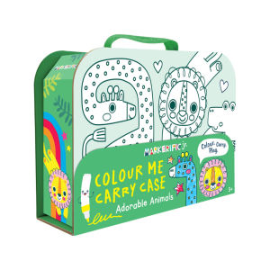 Markerific Unicorns Activity Book Carry Case (Gift Set) With Colouring Markers & Stickers For Kids