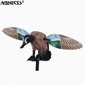 Flying High Quality Hunting Wild Duck Decoy Hotel Garden Faked Animals Decoration Sunproof Shooting Target Remote Controlled 6V
