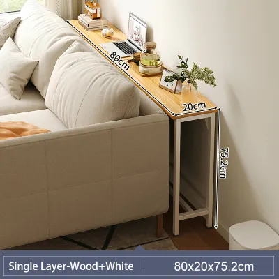 Side Table Narrow Table Bed Side Table Nordic Living Room Bedroom Kitchen Bedside Sofa Side Storage Rack Long Table