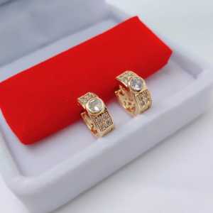 Anting Clip Wanita Aksesoris Fashion Awet Tahan Lama Anti Karat Cocok Untuk Harian G3-6C