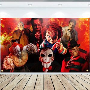 Khung ảnh vải trang trí ngày Halloween  và phòng xăm hình