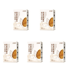 杏仁七白饮 燕窝胶原蛋白南杏仁早餐燕麦片 膳食纤维营养代餐粉 oat nest collagen almond Breakfast oatmeal
