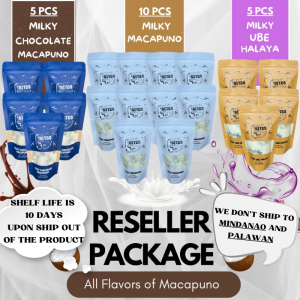 Reseller Package Assorted 10 pcs Milky Macapuno 5 pcs Ube and 5 pcs Chocolate