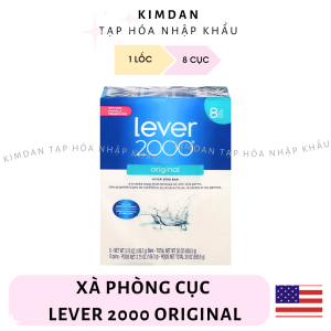 LỐC 8 CỤC XÀ PHÒNG MỸ LEVER 2000 ORIGINAL (106.3G/CỤC x8) - SẠCH SÂU MỀM MỊN KHÔNG KHÔ CĂNG DA