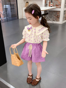 Setelan Kemeja Baju Anak Perempuan Lengan Pendek Usia 1-4 Tahun / Setelan Baju KAtun Anak Perempuan