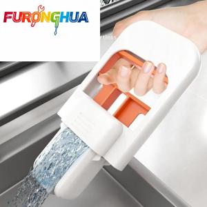 Hozzby ไม้ถูพื้นตั้งโต๊ะขนาดเล็กสำหรับทำความสะอาดอ่างล้างจานผ้าฝ้ายพับได้ขนาดกะทัดรัดมีระบบซักด้วยมือทนทานและซักด้วยเครื่องได้