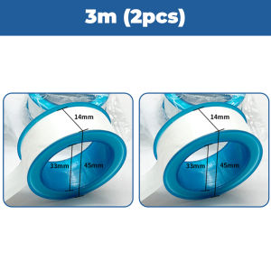 [2PCS]Kitchenut PTFE Thread Seal Tape Anti Leakage Plumbing Hose Pipe Thread Seal Tape Pita Meterai 水喉胶布