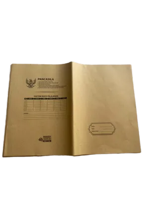 KEDAIBUTIK (SB01) Kertas Sampul Buku Plastik Bening Dan Coklat Tebal Ukuran Kwarto Boxy LKS Sekolah Isi 10 lembar