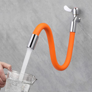 Silicone Hose Kitchen Faucet Extension Hose Bathroom Extension Water Tap Water Filter Foam Kitchen Faucet Accessories