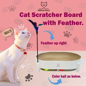 Round Classy Cat Scratcher Corrugated Scratching Board Replaceable Cat Play Catnip Core Refill | Cat Scratching Board | Cat Toys