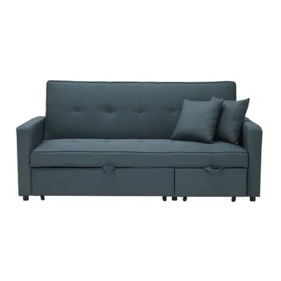 SOFA SOLUTIONS โซฟาเบด รุ่น Saline สีฟ้า (210X91X99 ซม.)