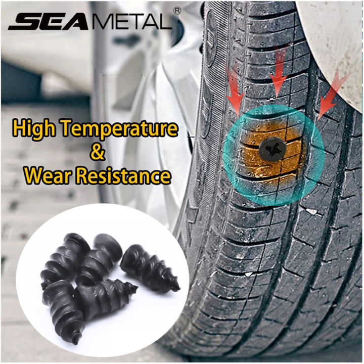 Universal Tubeless Rubber Nails 10pcs Vacuum Tyre Repair Nail Tire