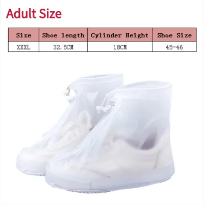 High quality thick long shoe cover rainy day riding essential shoe cover