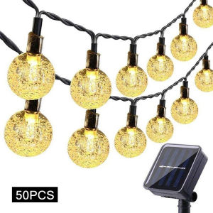 solar light outdoor waterproof christmas lights solar power garden lights solar christmas light solar string lights 20/50/100leds 5m/7m/12m