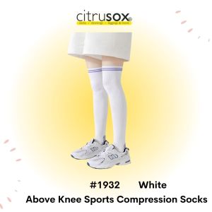 CITRUSOX Above Knee Sports Compression Socks (22-25 cm fits EU 36-40) #1932
