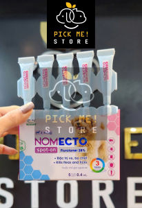 BOSSEN - Nomecto Spot On Nhỏ gáy Ve Rận Bọ Chét cho Chó