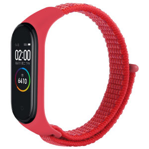 VUAERANG Replaceable Bracelet Suitable for Mi Band 3/4/5/6/7 Replace Universal Xiaomi Nylon Loop Strap for Miband 3/4 Miband 7/6/5 Accessories