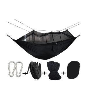 Hammock with Anti-Mosquito Large Sunshade 300*400 Canopy - Lightweight Compact Easy to Setup Load-Bearing 200KG