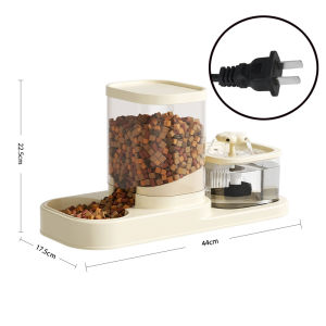 2in1 Cat Drinking Fountain Feeder Large Capacity Circulating Automatic Water Flow Pet Cat Water Dispenser