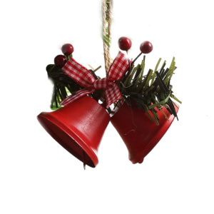 Christmas Bell Hanging Ornament Christmas Tree Bell Decoration for Door Window Christmas Tree Holiday Party Decoration