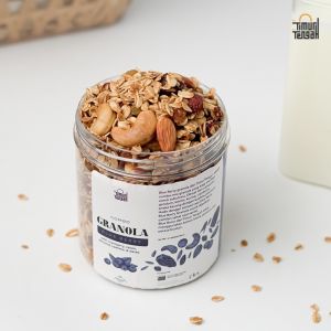 Granola Makanan Sehat Untuk Diet Murah Ukuran Kecil 250 Gram Oatmeal Gandum Cemilan Sehat Bluberry
