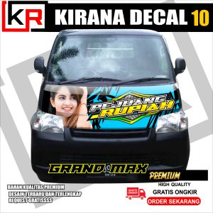 DECAL STIKER KABIN DEPAN GRAND MAX PICK UP KIRANA DECAL KODE A10
