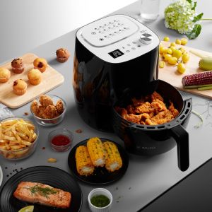 Nồi chiên không dầu Malloca MAF-09B (3 Lít) - Công suất 1300W - Cài đặt nhiệt độ từ 60 – 200 độ C - Bảo hành 1 năm chính hãng