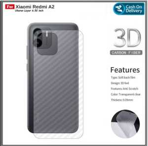 Garskin Xiaomi Redmi A2 A1 Anti Gores Belakang Carbon Skin Pengiriman Cepat