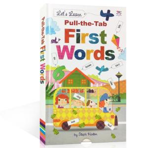 First Words (Steph Hinton Pull the Tab) Hardcover by Sally Hopgood Original English books
