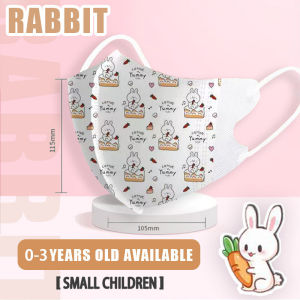 Cartoon patterns 0-3 years old 3D kids masks three-layer protection soft comfortable unobstructed breathing 3D 儿童 口罩
